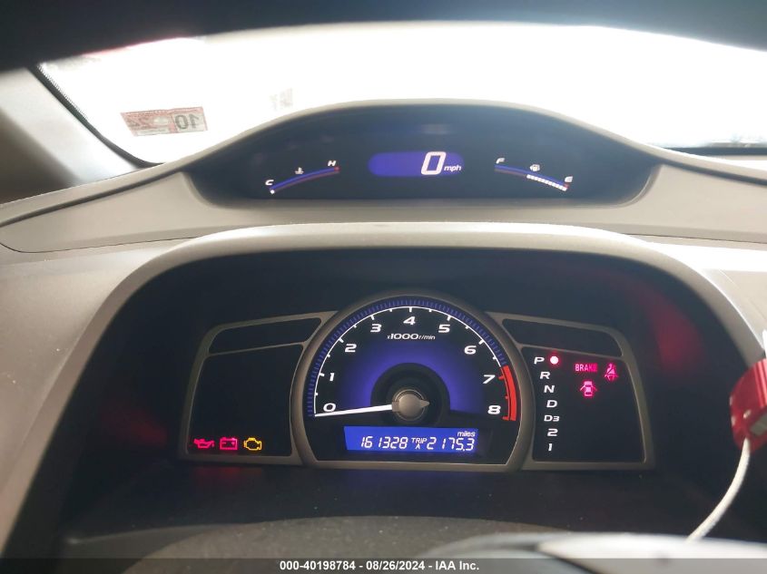 2009 Honda Civic Lx VIN: 2HGFA16589H356724 Lot: 40198784