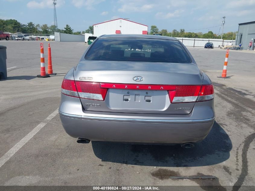 2006 Hyundai Azera Limited/Se VIN: KMHFC46F66A112787 Lot: 40198824