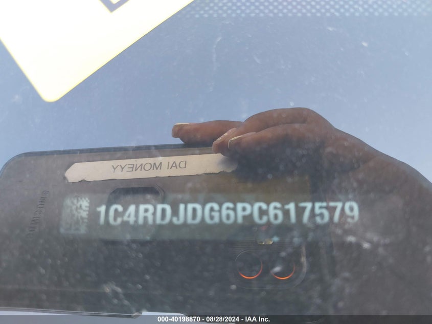 2023 Dodge Durango Gt VIN: 1C4RDJDG6PC617579 Lot: 40198870