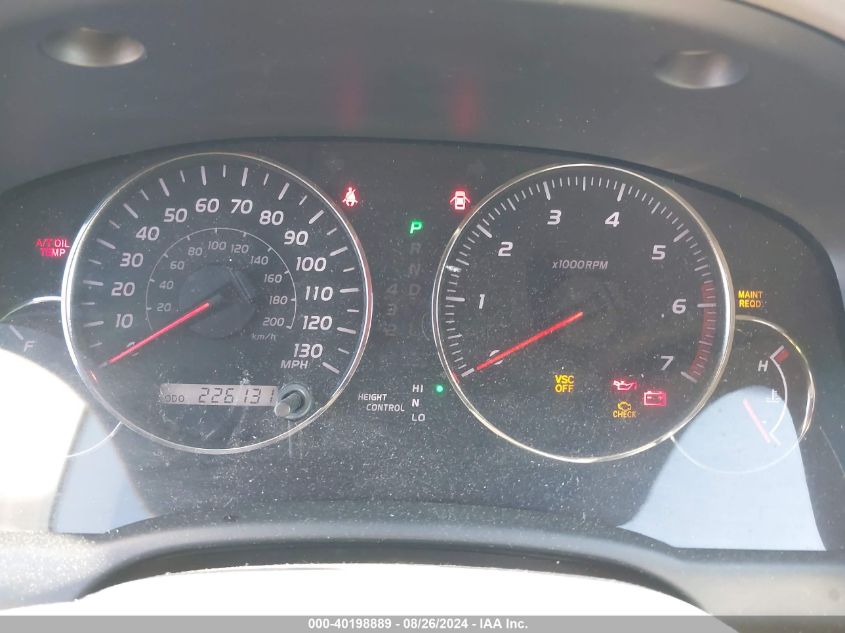 2008 Lexus Gx 470 VIN: JTJBT20X580162269 Lot: 40198889