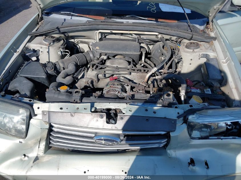 2006 Subaru Forester 2.5X VIN: JF1SG65676H735904 Lot: 40199000