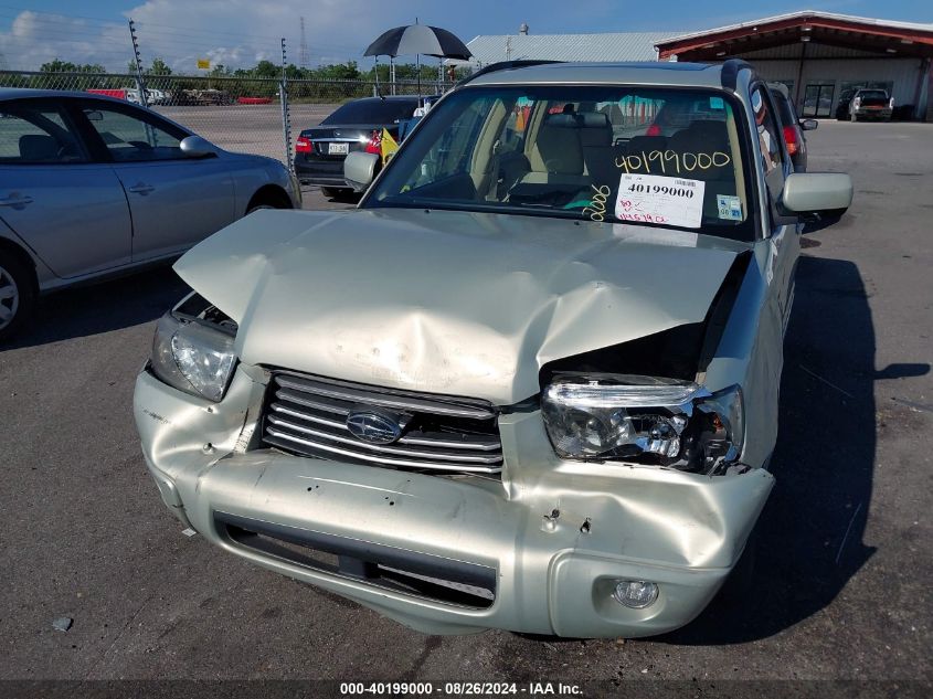 2006 Subaru Forester 2.5X VIN: JF1SG65676H735904 Lot: 40199000