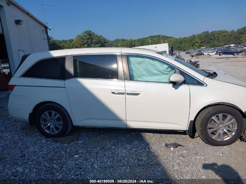 2017 Honda Odyssey Ex-L VIN: 5FNRL5H6XHB026882 Lot: 40199009