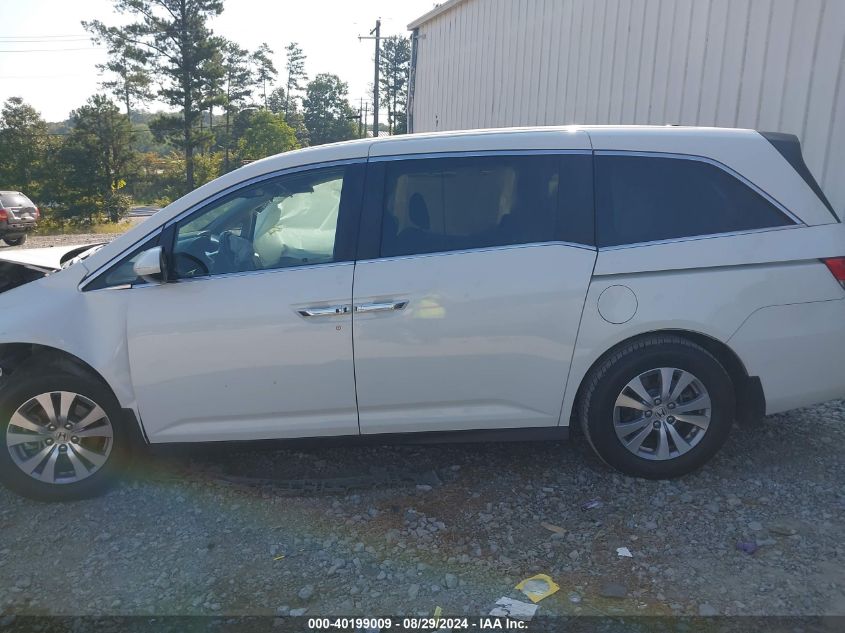 2017 Honda Odyssey Ex-L VIN: 5FNRL5H6XHB026882 Lot: 40199009