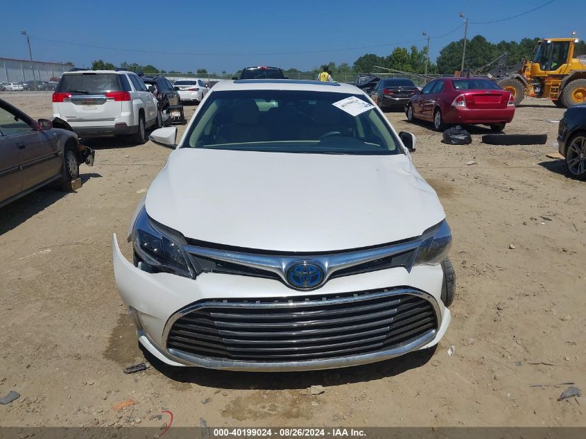 2016 Toyota Avalon Hybrid Limited VIN: 4T1BD1EB7GU054357 Lot: 40199024