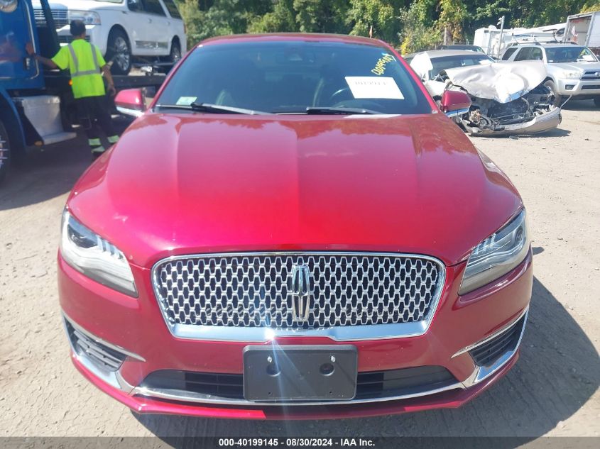 2017 Lincoln Mkz Reserve VIN: 3LN6L5F99HR645032 Lot: 40199145