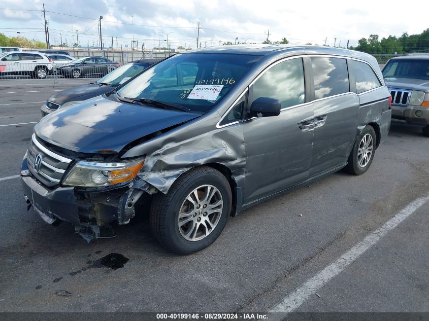 2012 Honda Odyssey Ex-L VIN: 5FNRL5H60CB063710 Lot: 40199146