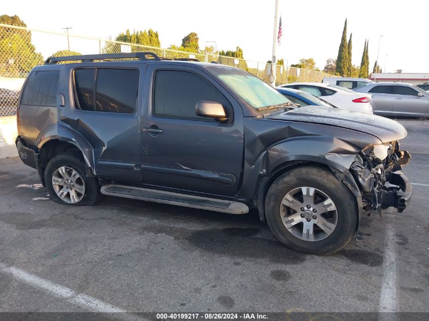 2010 Nissan Pathfinder Se VIN: 5N1AR1NB0AC627528 Lot: 40199217