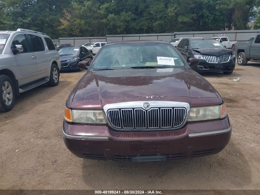 2001 Mercury Grand Marquis Ls VIN: 2MEFM75W91X616401 Lot: 40199241