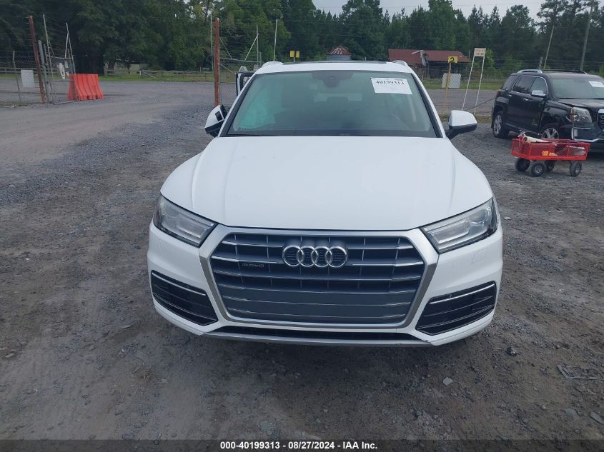 2019 Audi Q5 45 Premium VIN: WA1ANAFY4K2034260 Lot: 40199313