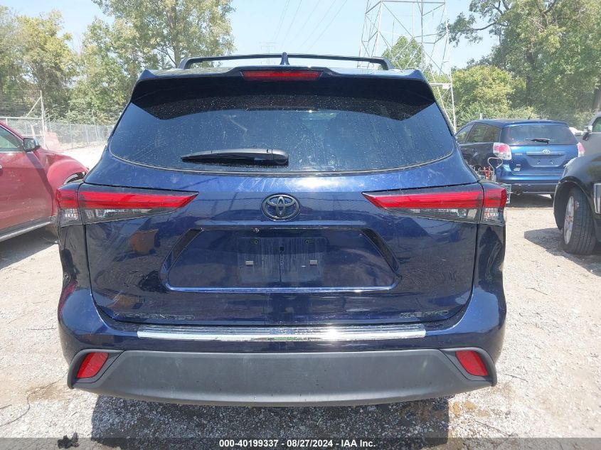 2022 Toyota Highlander Xle VIN: 5TDGZRBH4NS210102 Lot: 40199337