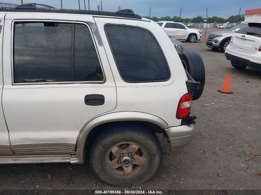 2000 Kia Sportage Ex VIN: KNDJA7235Y5619287 Lot: 40199356