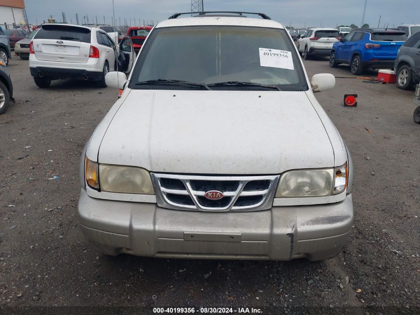 2000 Kia Sportage Ex VIN: KNDJA7235Y5619287 Lot: 40199356