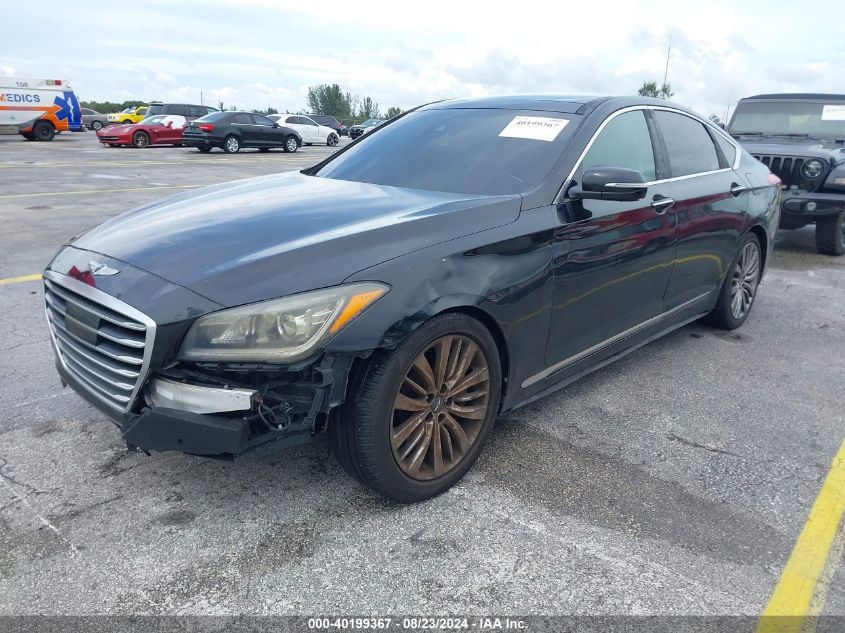 2015 Hyundai Genesis 5.0 VIN: KMHGN4JF8FU039359 Lot: 40199367