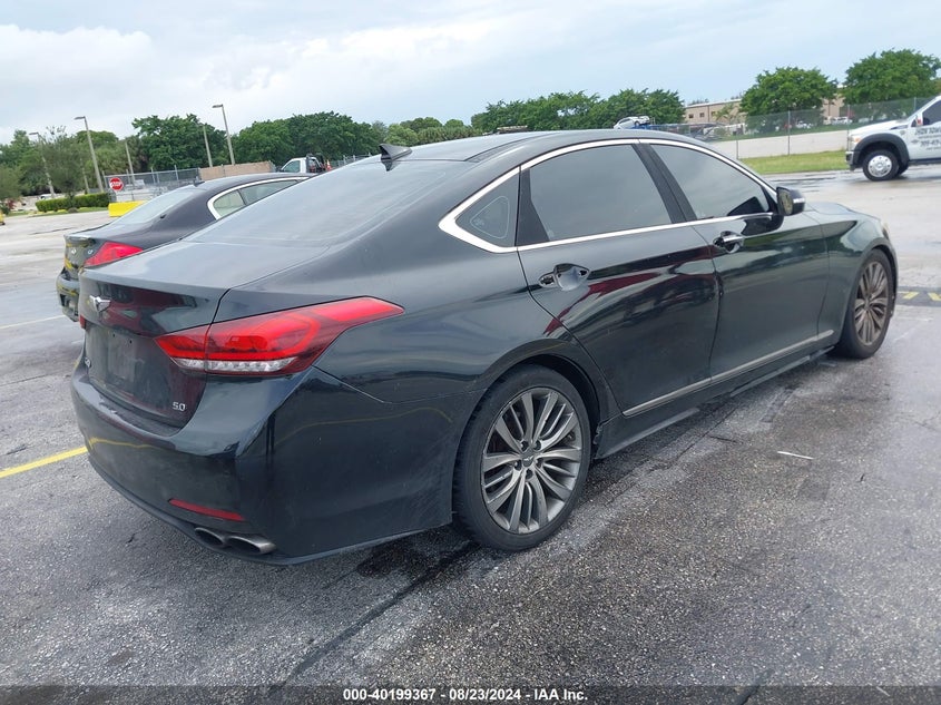 2015 Hyundai Genesis 5.0 VIN: KMHGN4JF8FU039359 Lot: 40199367