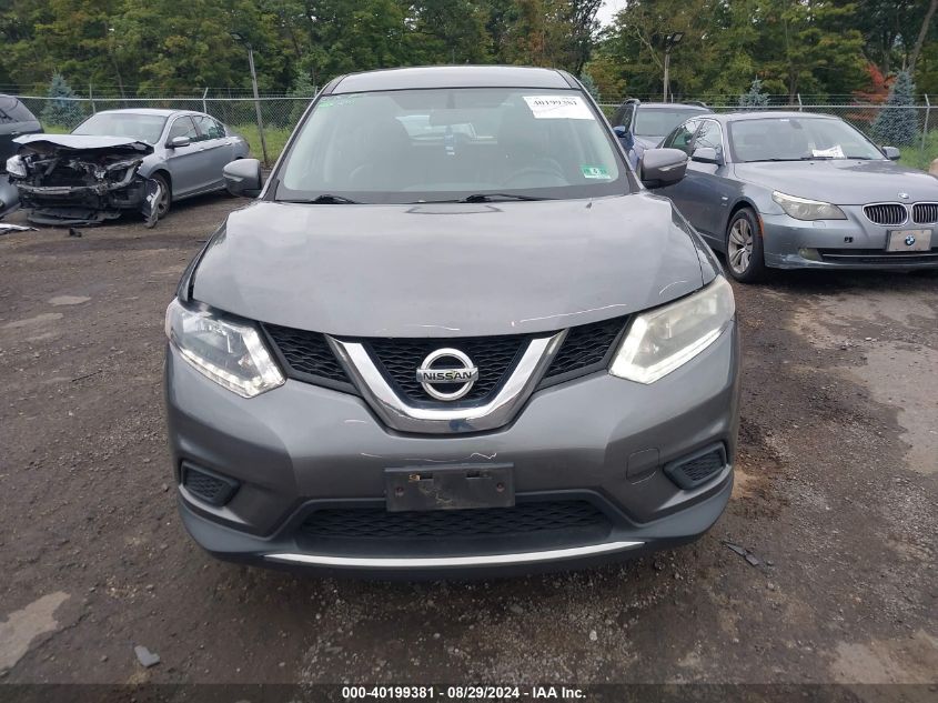 2015 Nissan Rogue S VIN: KNMAT2MV9FP542601 Lot: 40199381