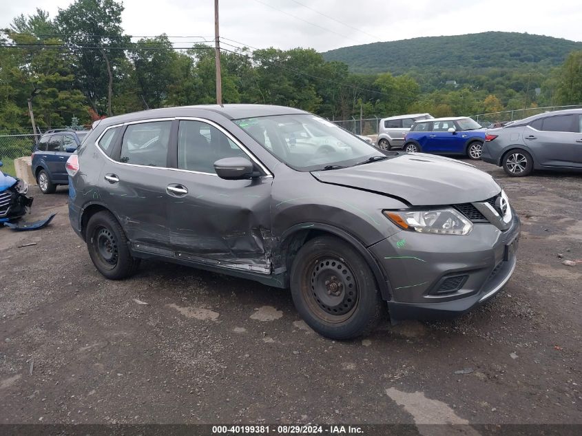 2015 Nissan Rogue S VIN: KNMAT2MV9FP542601 Lot: 40199381