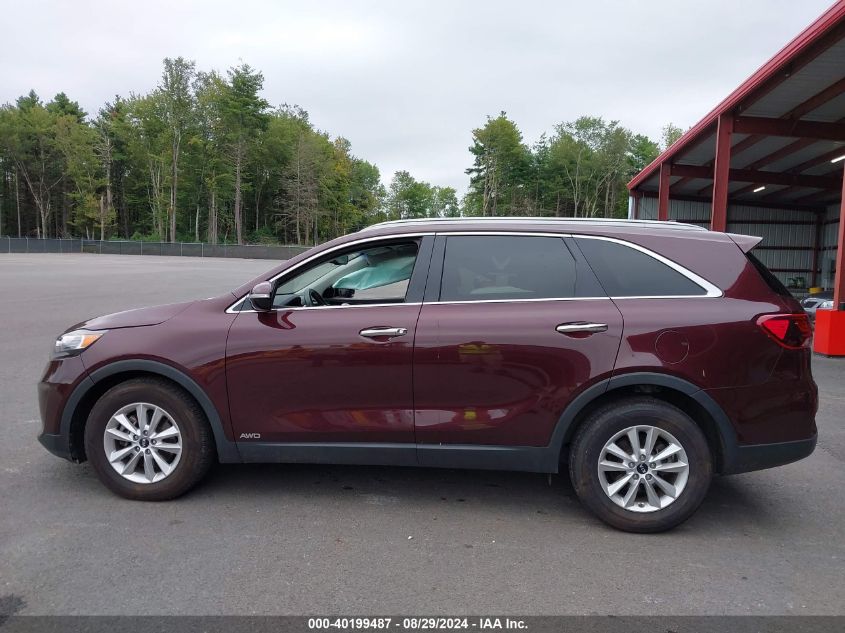 2019 Kia Sorento 2.4L Lx VIN: 5XYPGDA33KG575099 Lot: 40199487