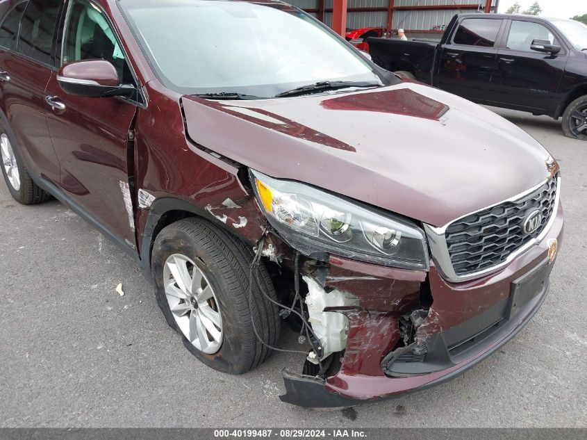 2019 Kia Sorento 2.4L Lx VIN: 5XYPGDA33KG575099 Lot: 40199487