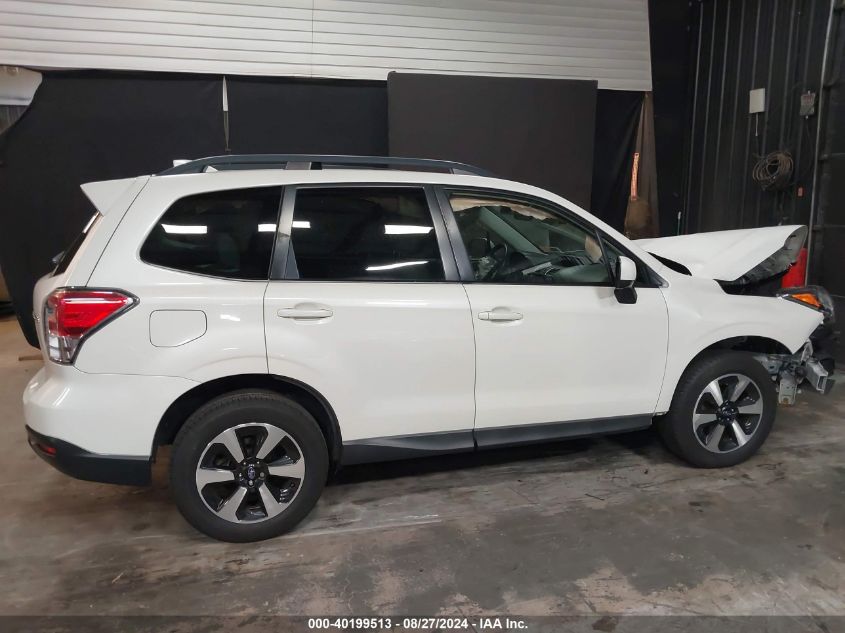 2018 Subaru Forester 2.5I Premium VIN: JF2SJAEC9JH457800 Lot: 40199513