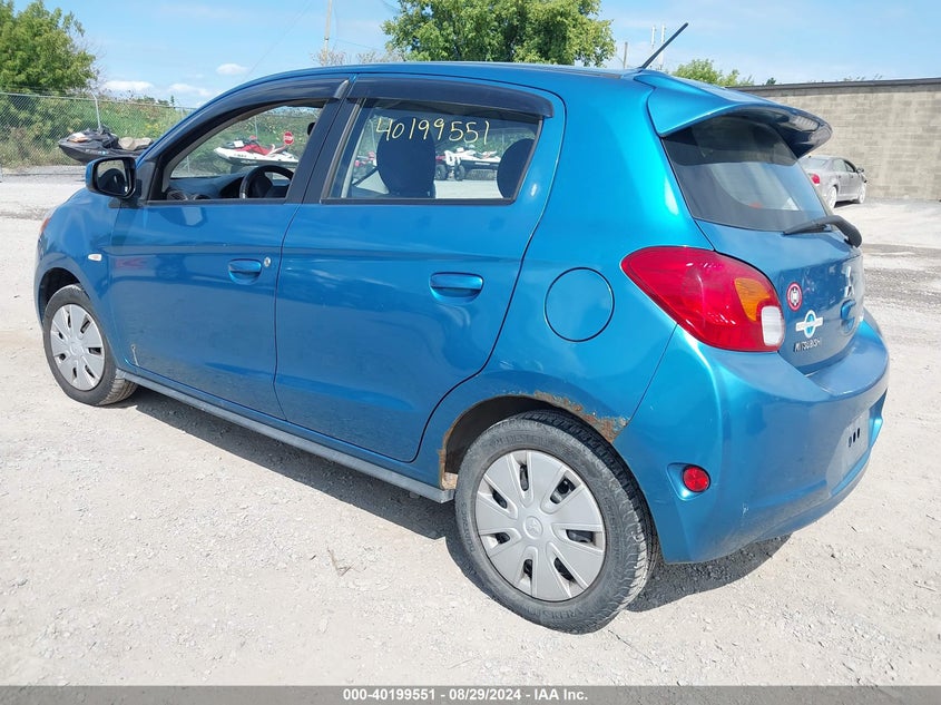 2015 MITSUBISHI MIRAGE VIN: ML32A3HJ9FH005411