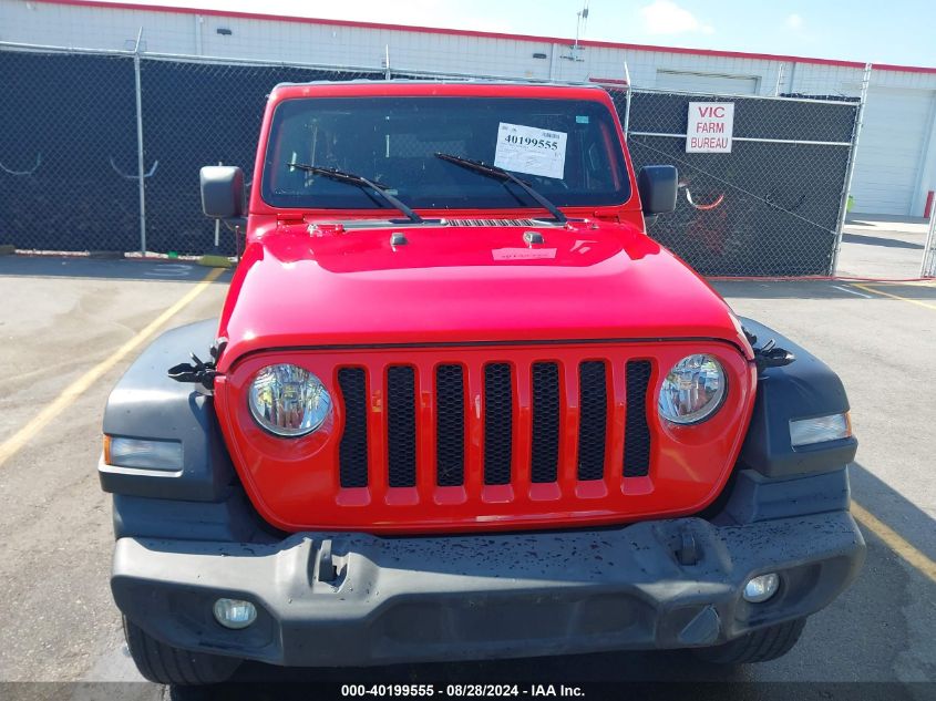 2021 Jeep Wrangler Unlimited Sport S 4X4 VIN: 1C4HJXDN5MW510975 Lot: 40199555