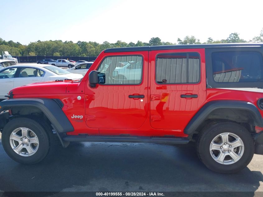 2021 Jeep Wrangler Unlimited Sport S 4X4 VIN: 1C4HJXDN5MW510975 Lot: 40199555