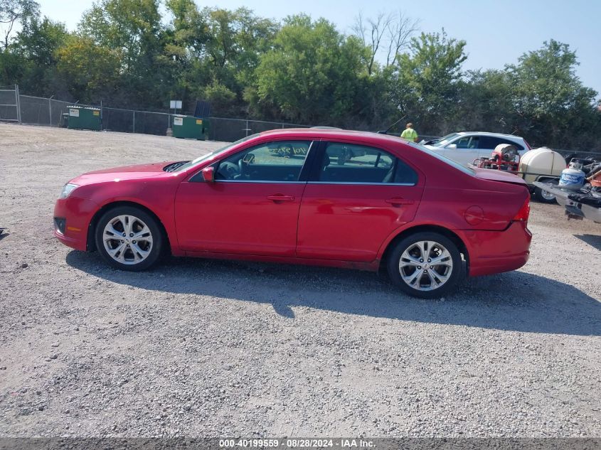 2012 Ford Fusion Se VIN: 3FAHP0HA3CR168673 Lot: 40199559