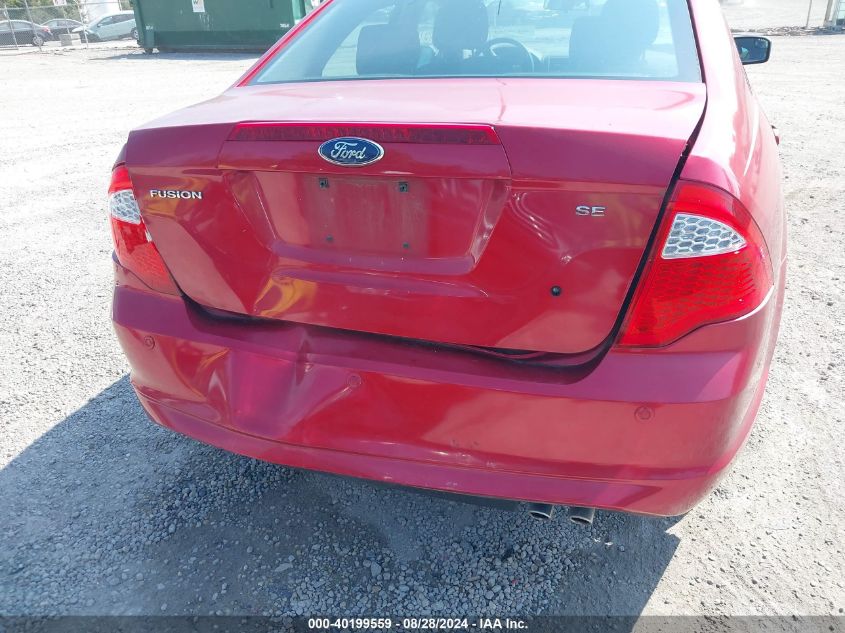 2012 Ford Fusion Se VIN: 3FAHP0HA3CR168673 Lot: 40199559