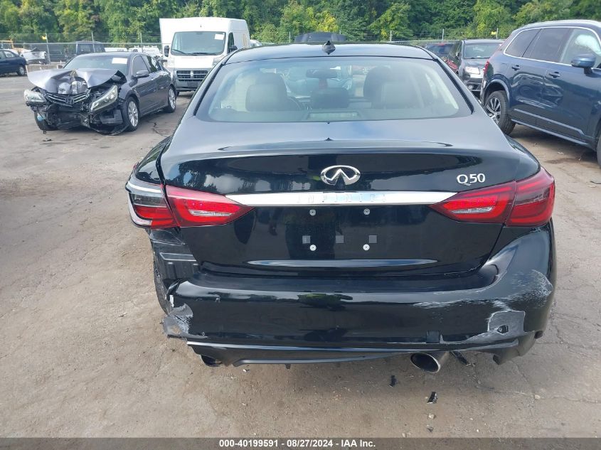 2021 Infiniti Q50 Pure Awd VIN: JN1EV7AR1MM751039 Lot: 40199591