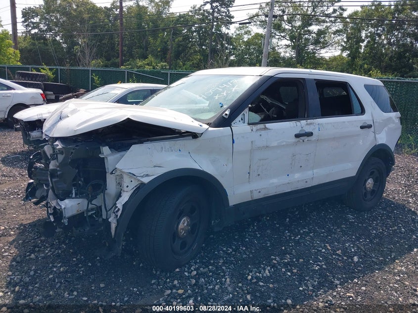 VIN 1FM5K8AR4HGD66649 2017 FORD UTILITY POLICE INTERCEPTOR