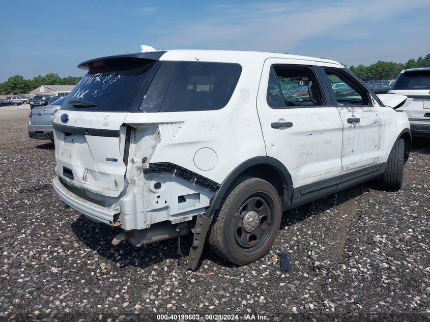 VIN 1FM5K8AR4HGD66649 2017 FORD UTILITY POLICE INTERCEPTOR