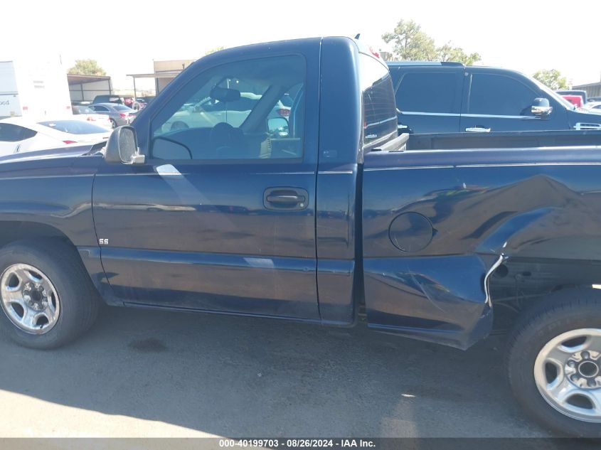 2006 Chevrolet Silverado 1500 Ls VIN: 1GCEC14X16Z118671 Lot: 40199703