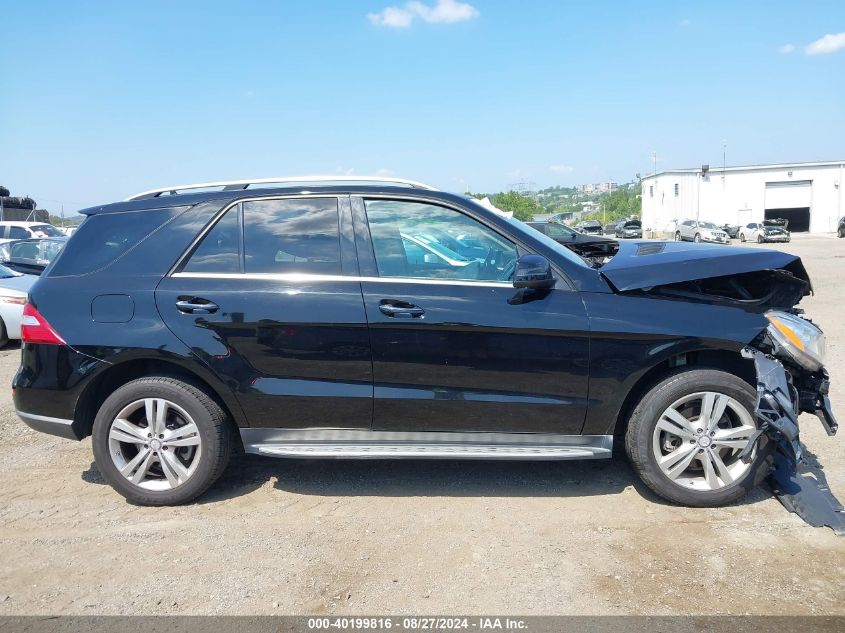 2013 Mercedes-Benz Ml 350 4Matic VIN: 4JGDA5HB6DA213855 Lot: 40199816