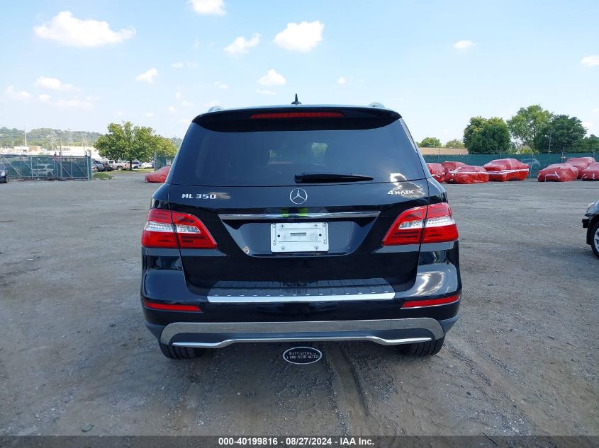 2013 Mercedes-Benz Ml 350 4Matic VIN: 4JGDA5HB6DA213855 Lot: 40199816