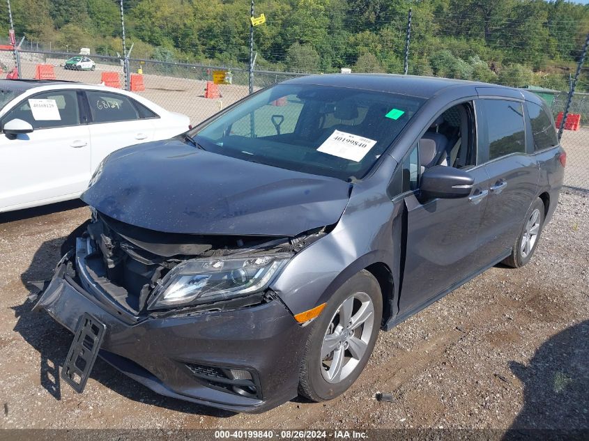 VIN 5FNRL6H57KB106936 2019 Honda Odyssey, EX no.2