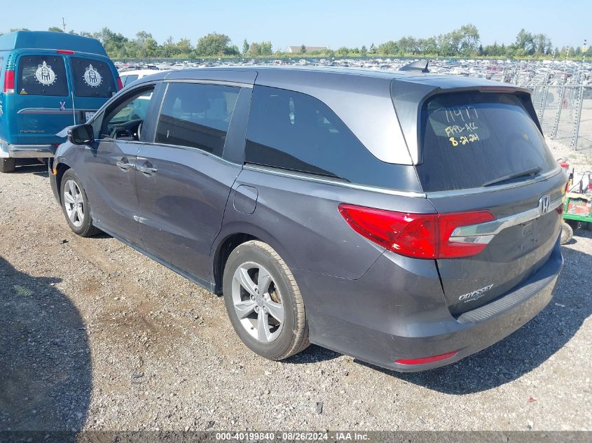 VIN 5FNRL6H57KB106936 2019 Honda Odyssey, EX no.3