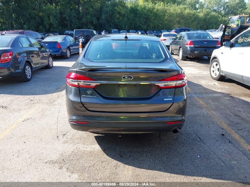 2018 Ford Fusion Se VIN: 3FA6P0HD4JR127161 Lot: 40199886