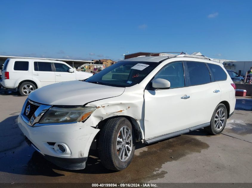 2013 Nissan Pathfinder Sv VIN: 5N1AR2MM7DC623179 Lot: 40199894