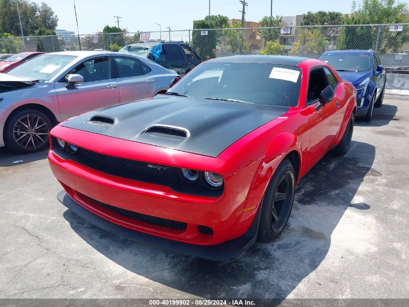 2018 Dodge Challenger Srt Demon VIN: 2C3CDZH94JH101522 Lot: 40199902