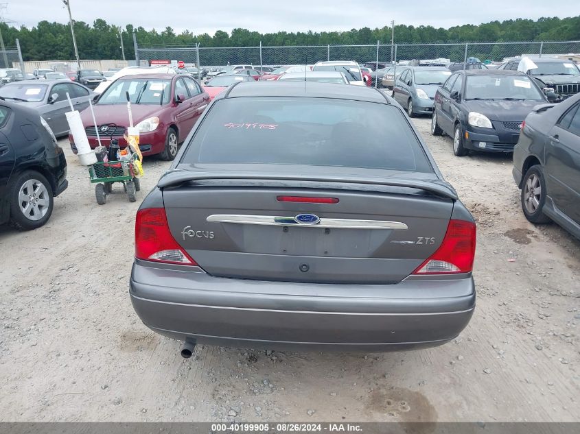 2002 Ford Focus Zts VIN: 1FAFP38332W333000 Lot: 40199905