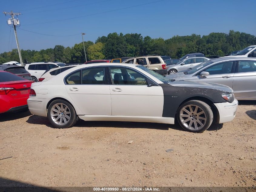 2006 BMW 750I VIN: WBAHL83546DT01210 Lot: 40199950