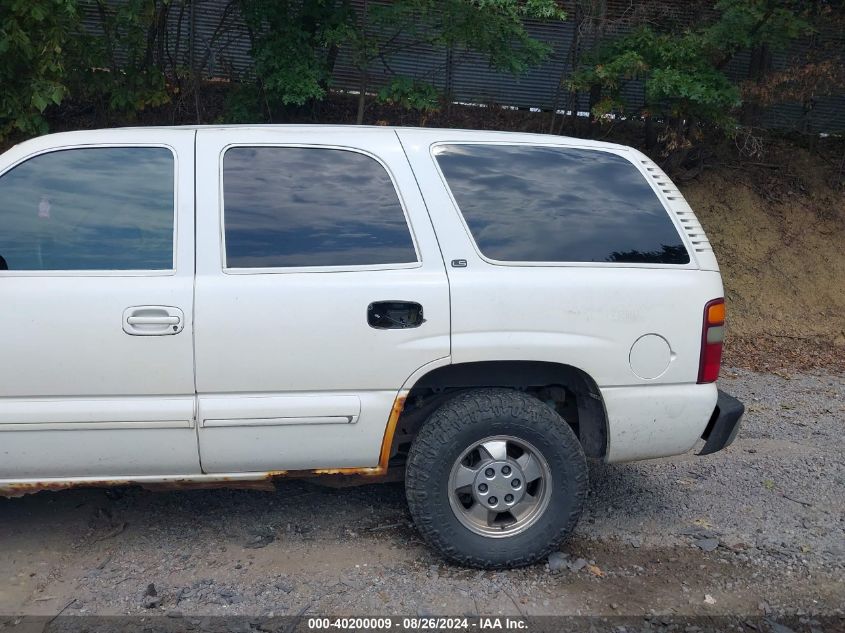 2000 Chevrolet Tahoe All New Ls VIN: 1GNEK13T4YJ143266 Lot: 40200009