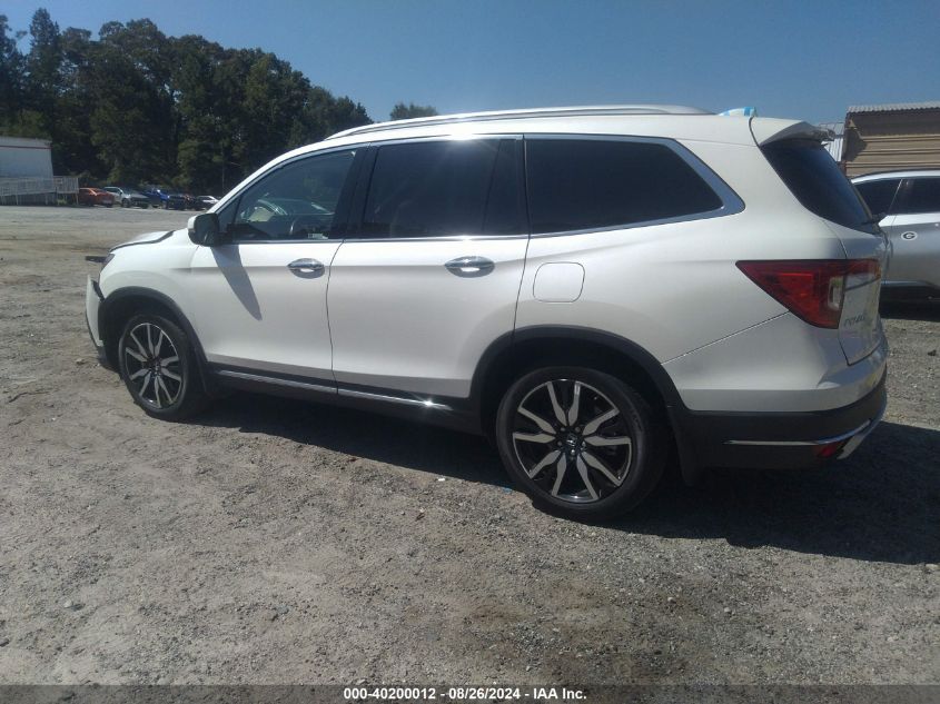 2019 Honda Pilot Touring VIN: 5FNYF5H91KB038679 Lot: 40200012