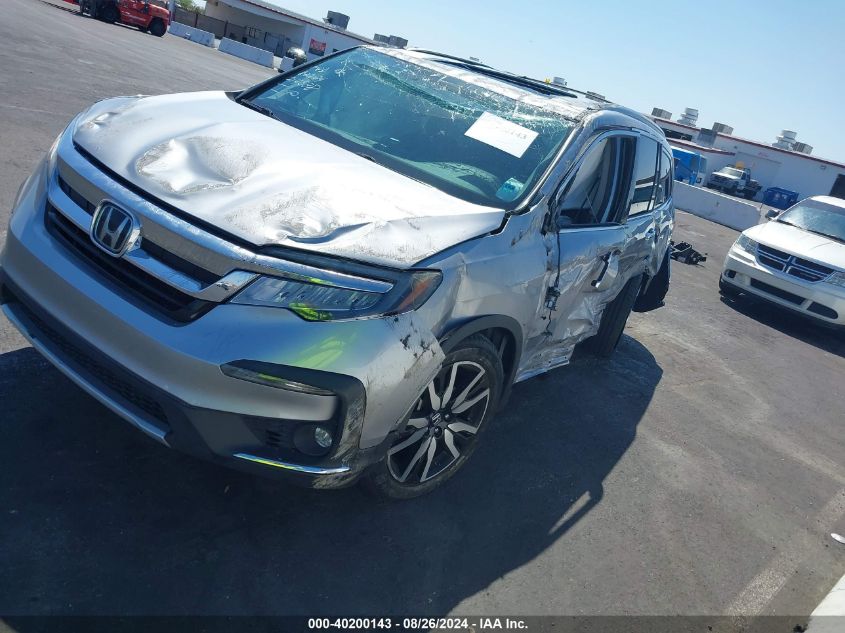 2019 Honda Pilot Elite VIN: 5FNYF6H04KB091559 Lot: 40200143