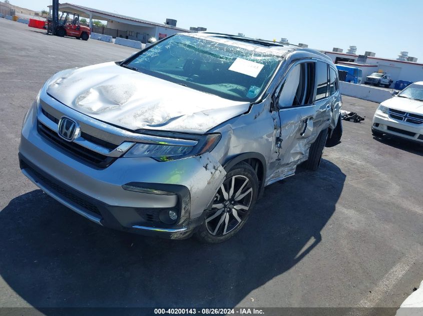 2019 Honda Pilot Elite VIN: 5FNYF6H04KB091559 Lot: 40200143