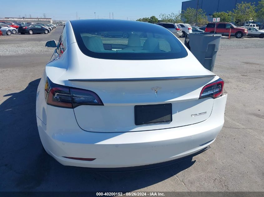 2020 Tesla Model 3 Performance Dual Motor All-Wheel Drive VIN: 5YJ3E1EC0LF796519 Lot: 40200152