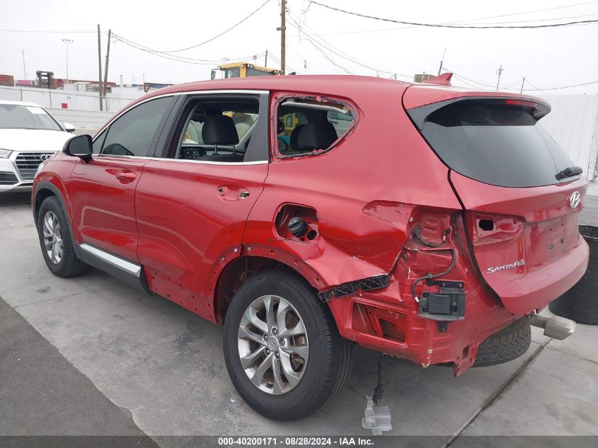 2019 Hyundai Santa Fe Sel VIN: 5NMS33AD5KH041200 Lot: 40200171