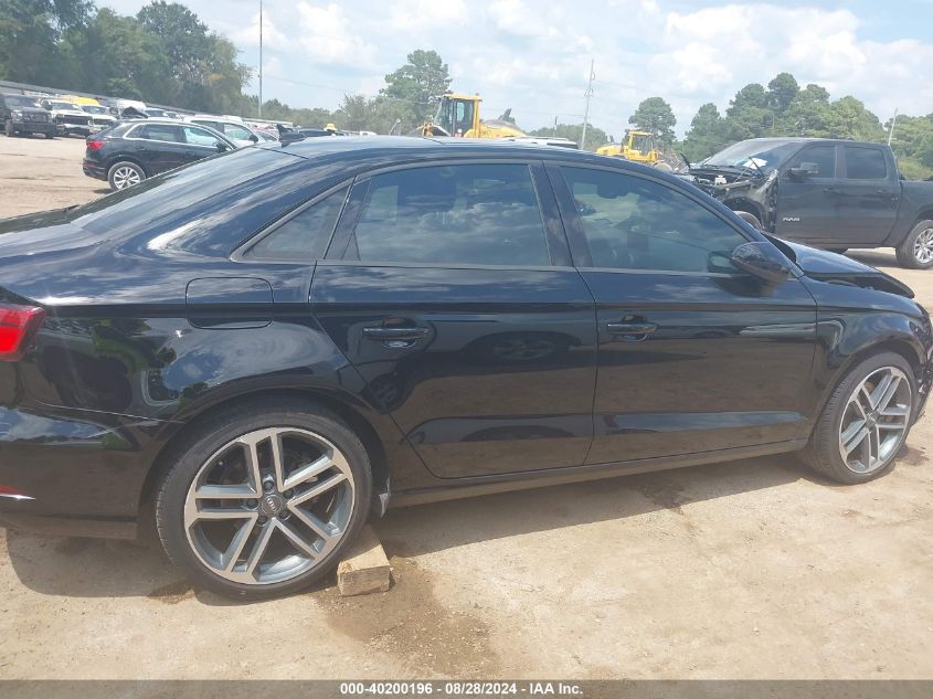 2018 Audi A3 VIN: WAUAUGFF1J1026208 Lot: 40200196