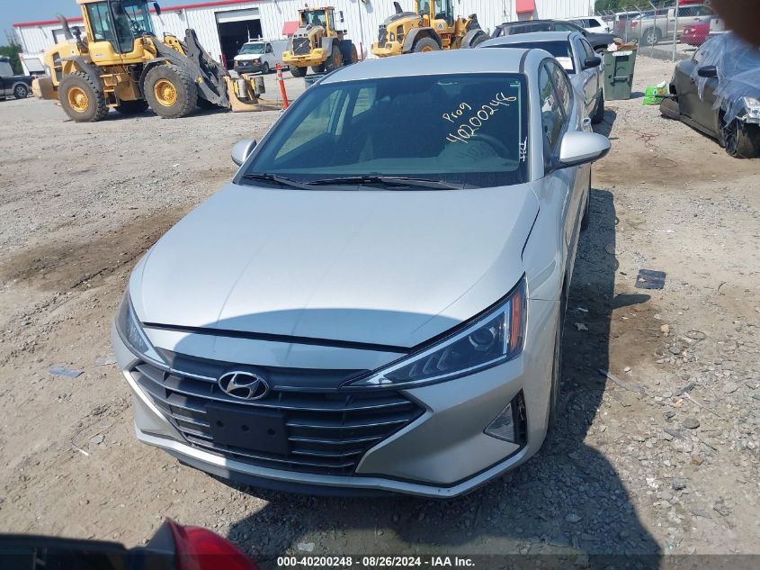 2019 Hyundai Elantra Sel VIN: 5NPD84LF0KH482251 Lot: 40200248